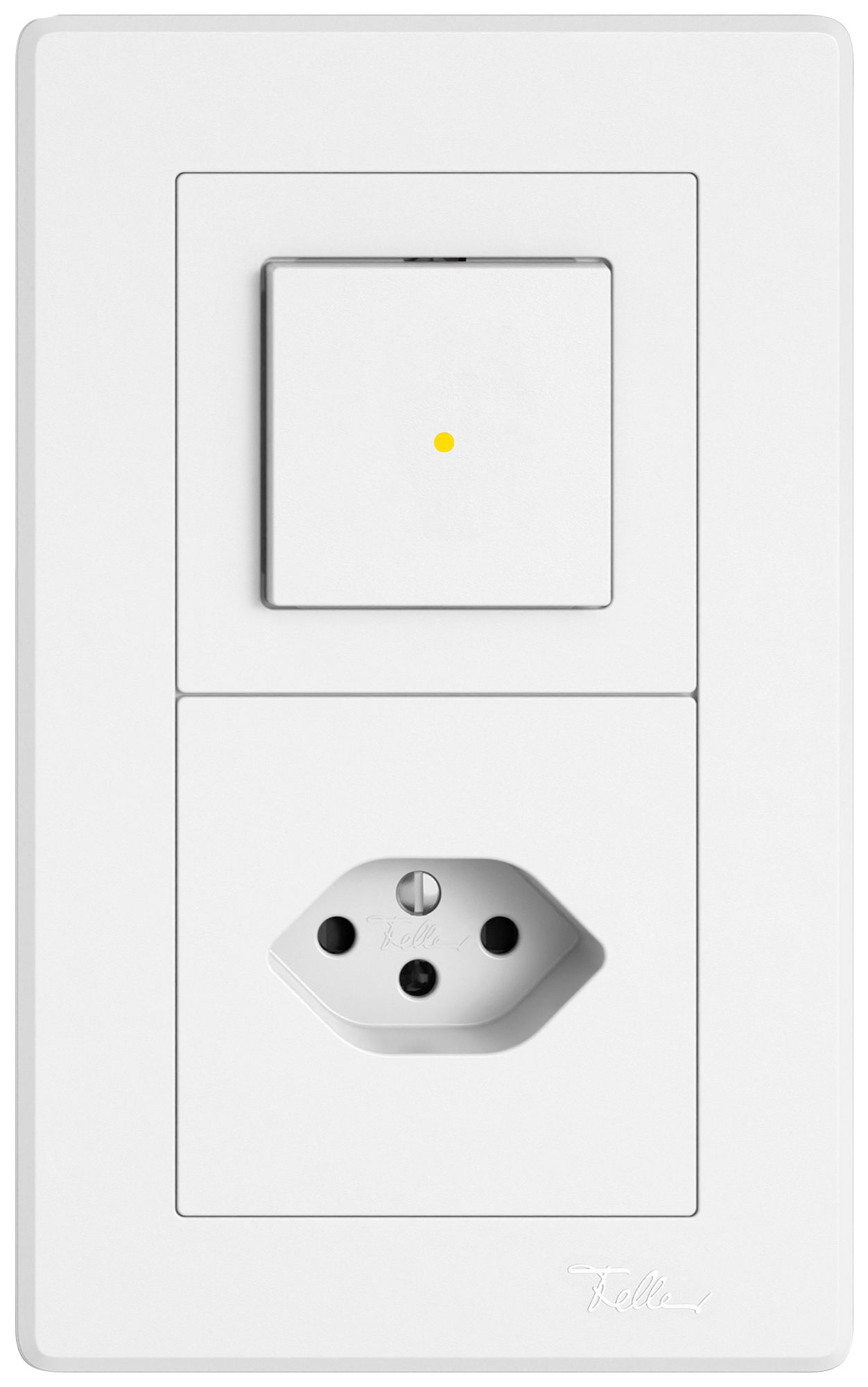 Combinaison ENC EDIZIO.liv SNAPFIX® 2×1 156×96mm schéma 3/1L lum.+ 1×T13 blanc