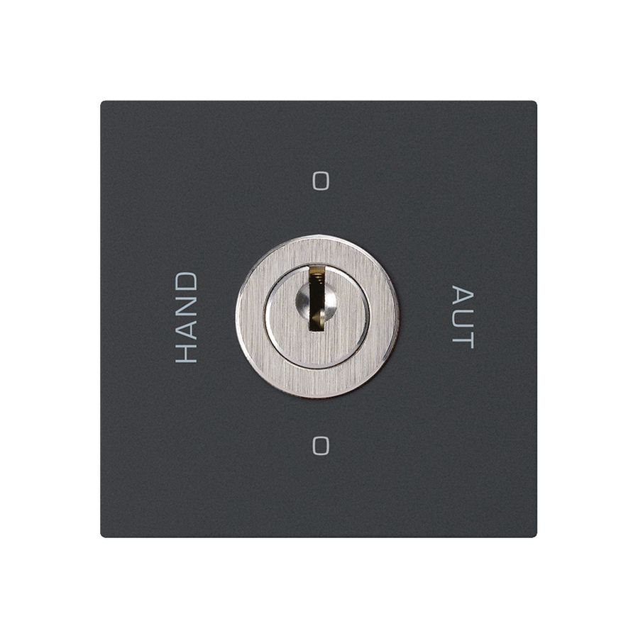 Einsatz zu Schlüsselschalter 0-Hand-0-Aut. kallysto 2/1L schwarz mit Schloss
