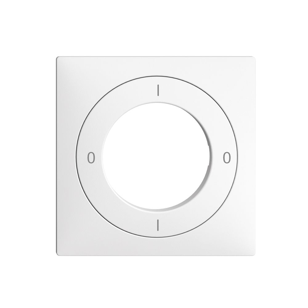 Kit frontal EDIZIOdue 0-1-0-1 60×60mm blanc pour interrupteur à clé