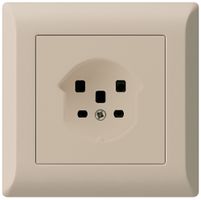 UP-Steckdose kallysto.line T25 beige Schraubklemmen