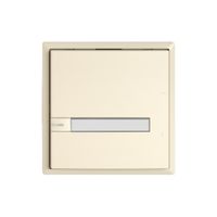 Poussoir KNX RGB EDIZIO.liv SNAPFIX® capteur temp.RGB-LED étiqu.1×com.1T cr