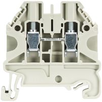 Morsetto passaggio componibile WT 0.14…6mm² 32A 1000V 2×vite 1 pi.guida 35mm gr