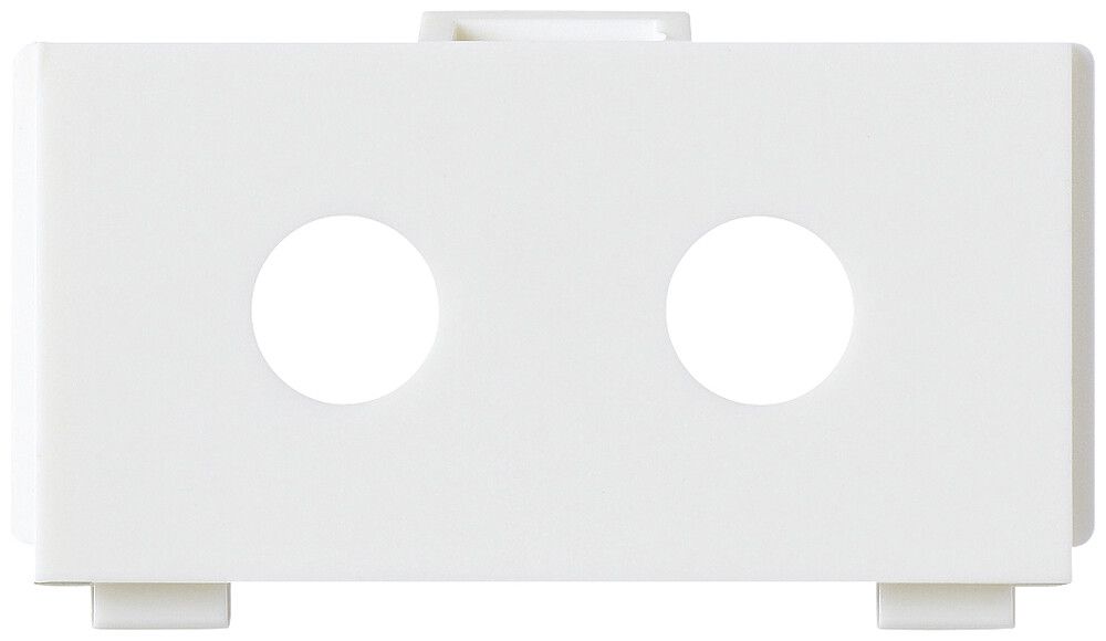 Modulo multimedia M3 FO vuoto per 2 ST kallysto bianco