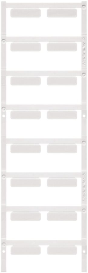 Marcatore per apparecchi Weidmüller MultiCard SM 8×27mm PA66 bianco