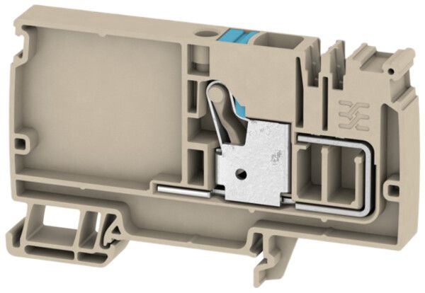 Borne d'alimentation Weidmüller AAP12 PUSH IN 10mm² 57A TS35 beige, bleu