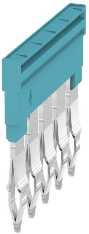 Connessione trasversale Weidmüller ZQV 4N/5 inserito 5L 6.1mm isolato 32A blu