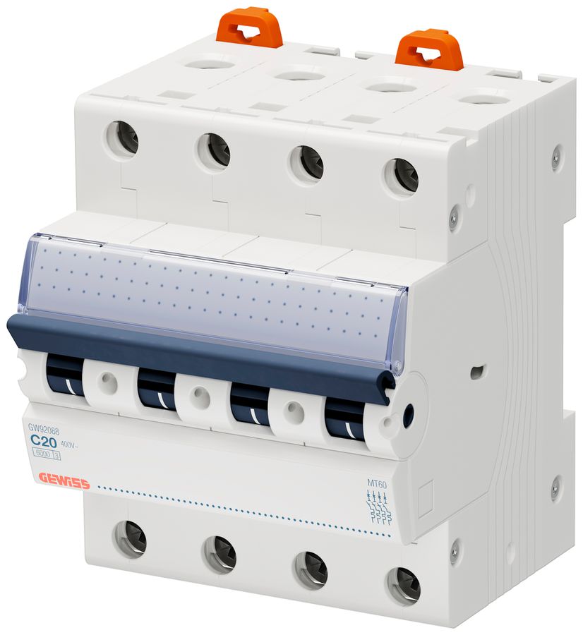 Disgiuntore Gewiss 90 MCB 4P 400V C 20A 6kA 4UM