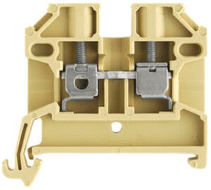 Durchgangs-Reihenklemme Weidmüller SAK Schraubanschluss 2.5mm² PA66 TS35 beige
