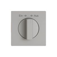 Montageset EDIZIO.liv SNAPFIX® f.Schwenktaster m.Griff Ein → ← Aus hgu