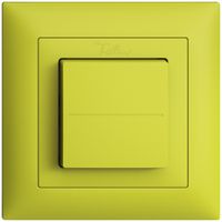 Funktaster EnOcean Feller EDIZIOdue FMI, 2K/1T, batterielos, lemon