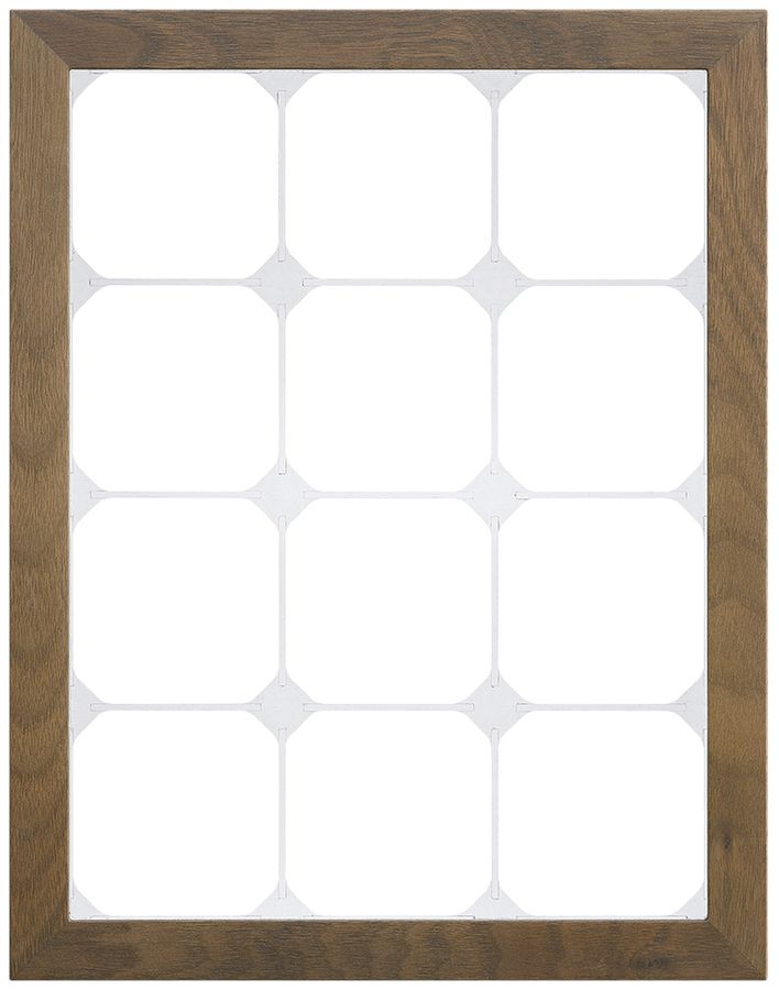 Abdeckrahmen KAL.art 4×3 274×214mm Nussbaum