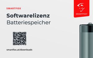 Smartfox Softwarelizenz Batteriespeicher