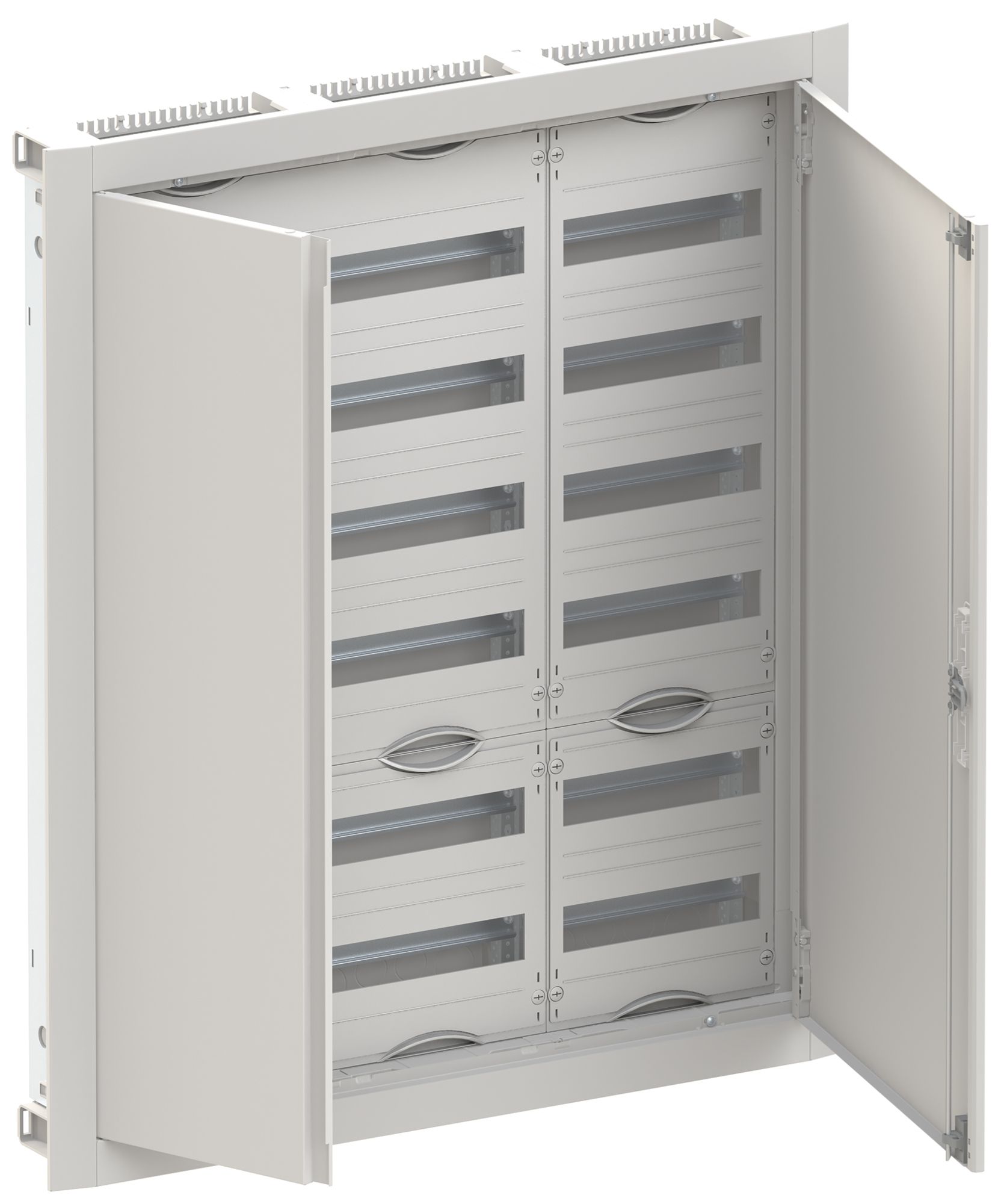 Distributeur ENC ABB ComfortLine 6 rangées 216UM avec porte 865×1014×125mm