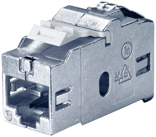 Module de couplage BACHMANN 2×RJ45 Keystone prise/prise 6 blindé