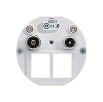 Einsatz zu Multimediadose Hager R/TV Bauart E 14dB 2GHz