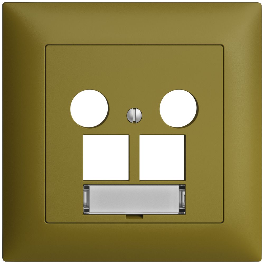 Kit de recouvrement ENC Edue FMI, p.prise multimédia EASYNET, p.2×RJ45 S-One, ov