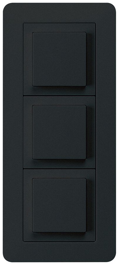 UP-Kombination kallysto.trend Gr.I-I-I vertikal 3×Schalter S3 schwarz