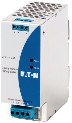 Stromversorgungsgerät ETN 400…500VAC 3L 24VDC 2.5A 60W IP20