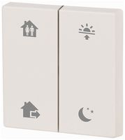 Wippe xComfort CWIZ-02/81, 2-fach, Szenen-Symbole, 55×55mm, weiss glänzend