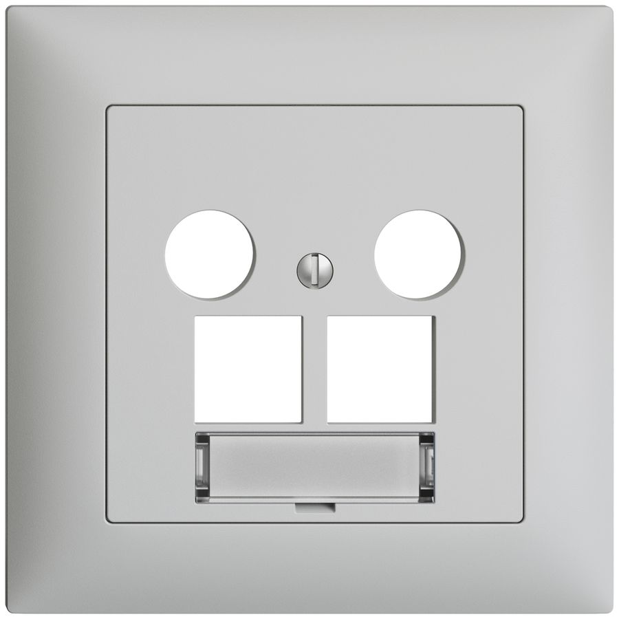 Kit de recouvrement ENC Edue FMI, p.prise multimédia EASYNET, p.2×RJ45 S-One grc