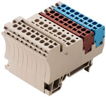 Sensor-/Aktor-Reihenklemme Weidmüller ZIA 1.5/3L-1S/8/KB Zugfeder 1.5mm² beige