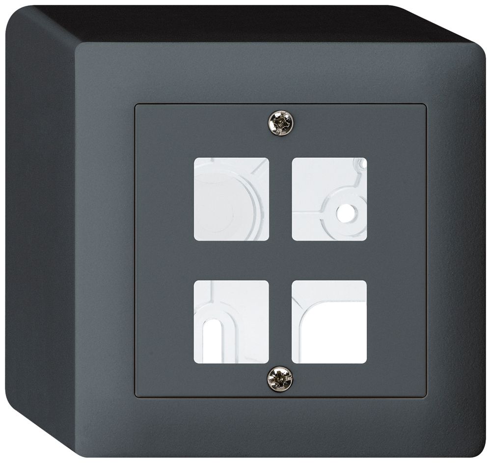 Kit frontal AP kallysto Q pour 4 modules anthracite