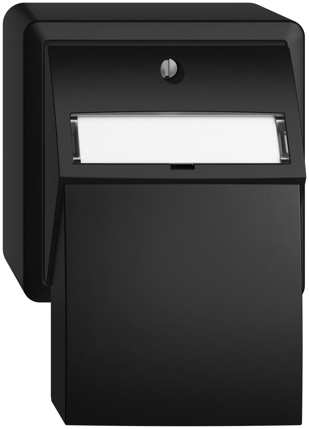 Kit de montage AP EDIZIOdue, avec capot de sortie droite, pour 2×Keystone, noir