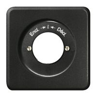 Kit frontal ENC Encl. -I-Décl. noir pour cont.rot.imp.à clé FH