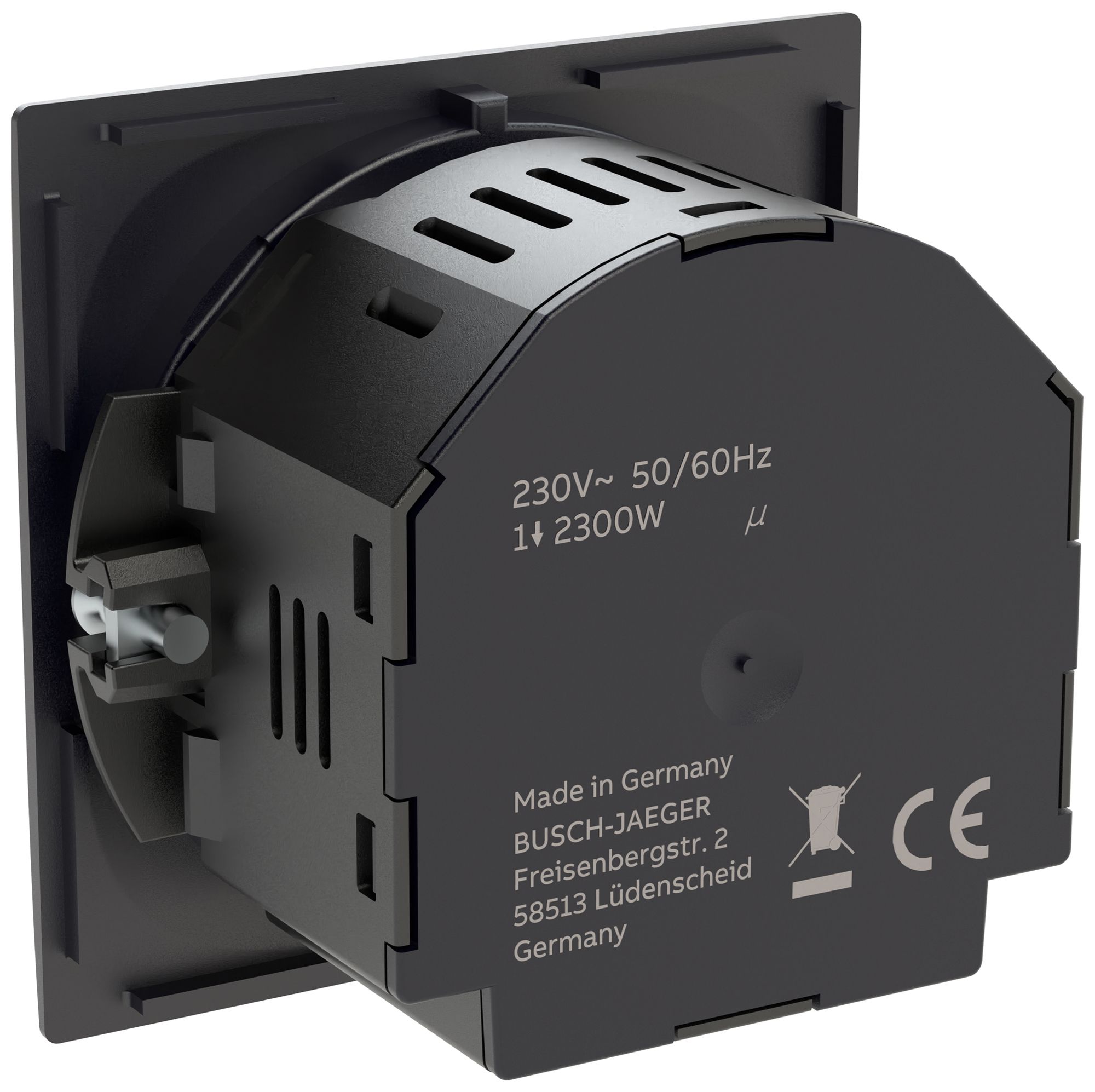 Termostato ambiente ABB SIDUS E riscaldamento NO/NC 230VAC/10A 5…30°C an