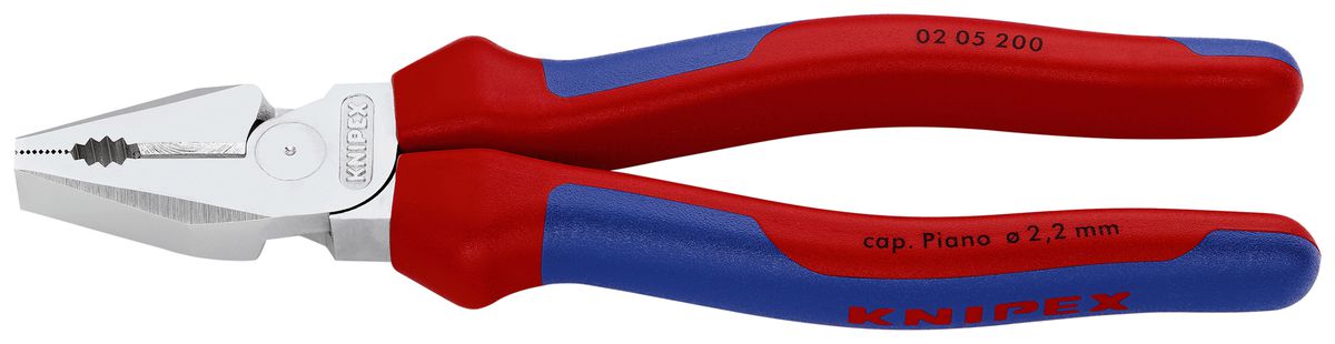 Kombizange KNIPEX 200mm Ø2.2…2.8mm/13mm, 25mm²