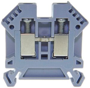 Durchgangs-Reihenklemme Woertz Ex 0.5…6mm² 41A 1000V Schraubansch.2×1 TH35 grau
