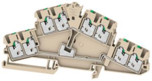 Morsetto di passaggio componibile WM S2T 2.5 8C 2.5mm² 4×2 DIN35 be