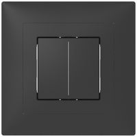 Senseur poussoir ENC ABB Sidus KNX Basic type-B, 1/2, anthracite