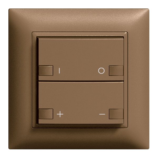 Frontset ON-OFF Dimmer 2K/2T ZEP EDIZIOdue coffee