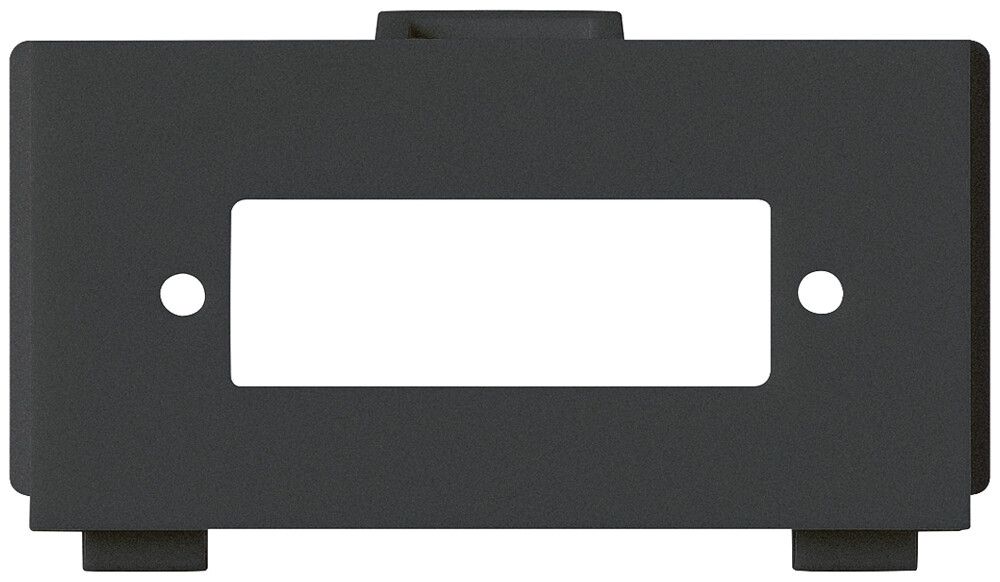 Modulo multimedia M3 FO vuoto per 1 SC Duplex nero
