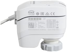 Servomotore KNX Siemens SSA118.09HKN, 100N 1.2…6.5mm, M30×1.5, bianco