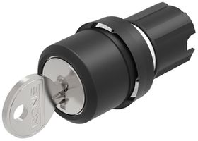 EB-Schlüsseltaster EAO45 imp.-0-imp. A Ring schwarz