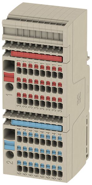 Klemmenleiste Weidmüller SET AAP13 9P 0.5…6mm² 41A 250V push-in beige