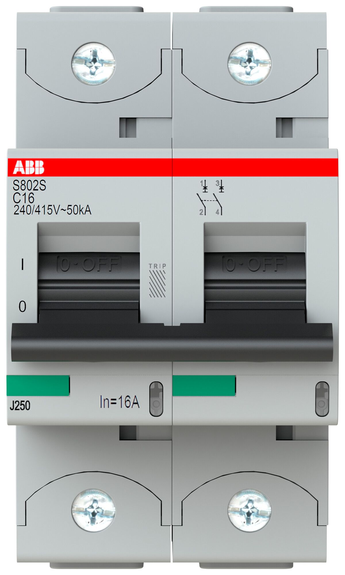 Leitungsschutzschalter ABB S802S-C 16A 50kA