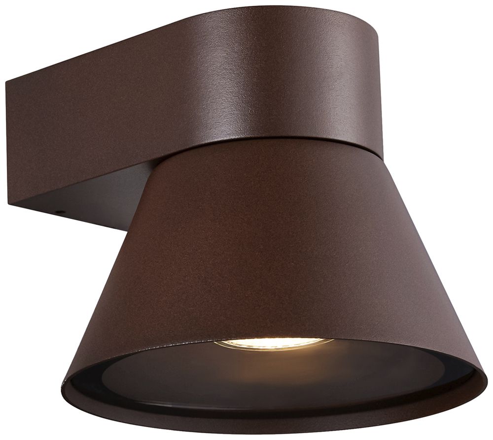 Applique Nordlux Kyklop Cone 1×GU10 25W IP54 Ø156×175mm rouille