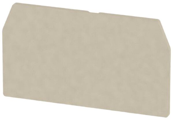 Abschluss-/Zwischenplatte Weidmüller ZAP/TW 5 65×37mm beige