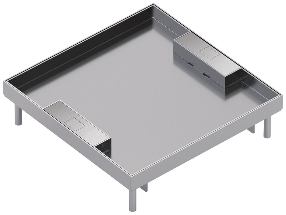 Edelstahlkassette Hager Q16 LE 14 32×320×320mm rostfreier Stahl
