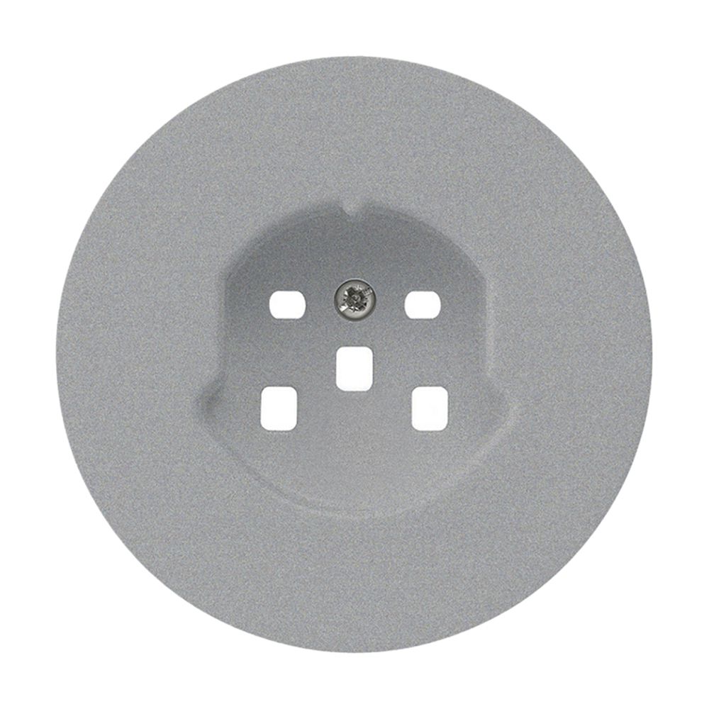 Frontset HA robusto für Steckdose Typ 25 mit Steckklemmen aluminium