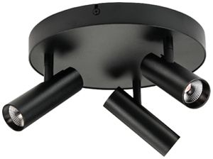 Spot LED SG Tube Micro 3×6W 960lm 920…928 40° REG Ø250×120×29mm nero