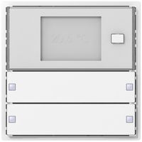 Corona p.termostato amb. SIDUS KNX RTR Design tipo ZE 2/4, bianco lucido