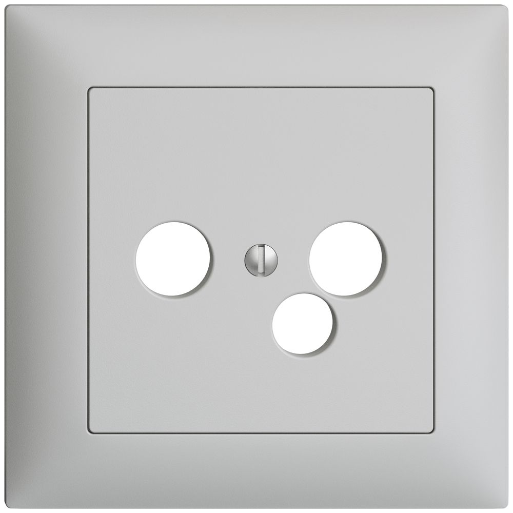 Kit frontale INC EDIZIOdue grigio chiaro 88×88mm