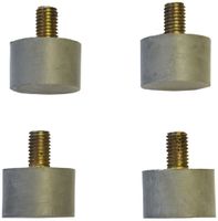 Pieds en caoutchouc Volland pour dérouleur Lapp Champion, jeu de 4 pièces