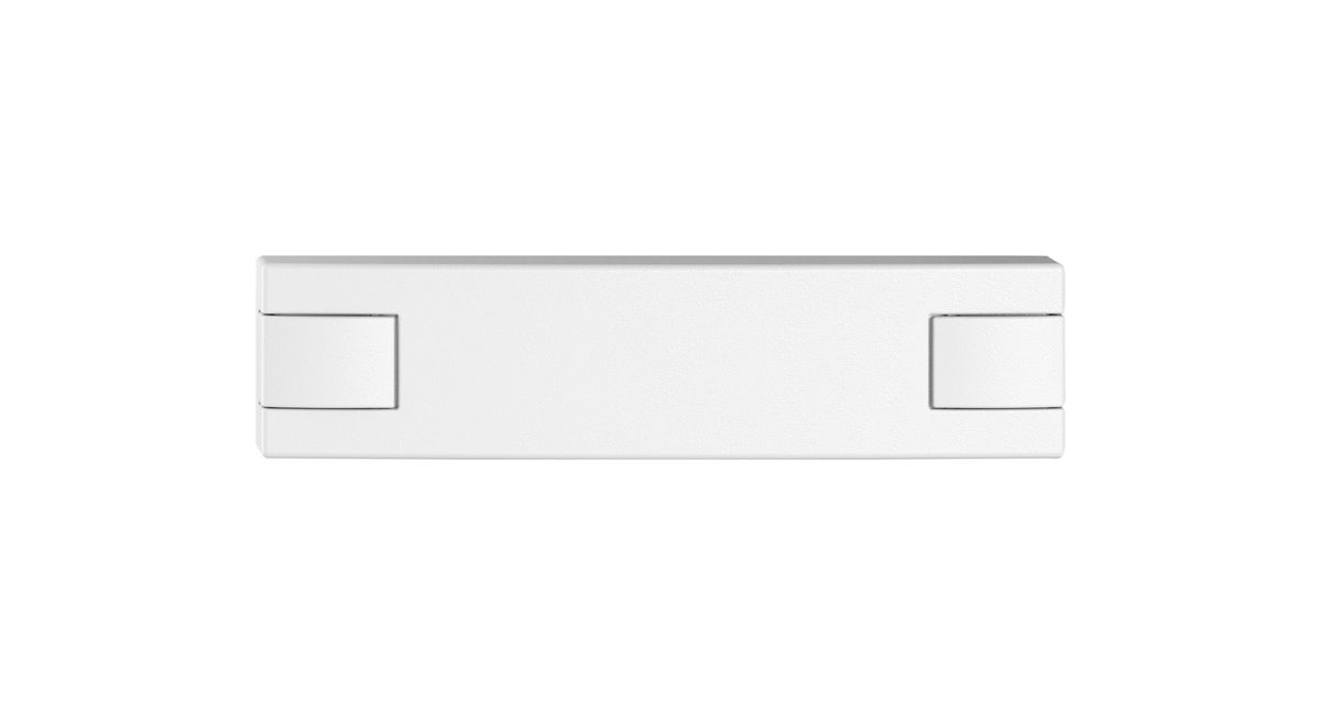 Poussoir 1/8 EDIZIO.liv SNAPFIX® p.KNX&UNI s.LED comm.à 2 touches bc