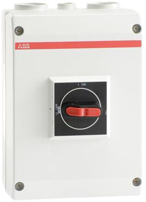 AP-Sicherheitsschalter ABB 4-polig 30A 400V hellgrau/schwarz