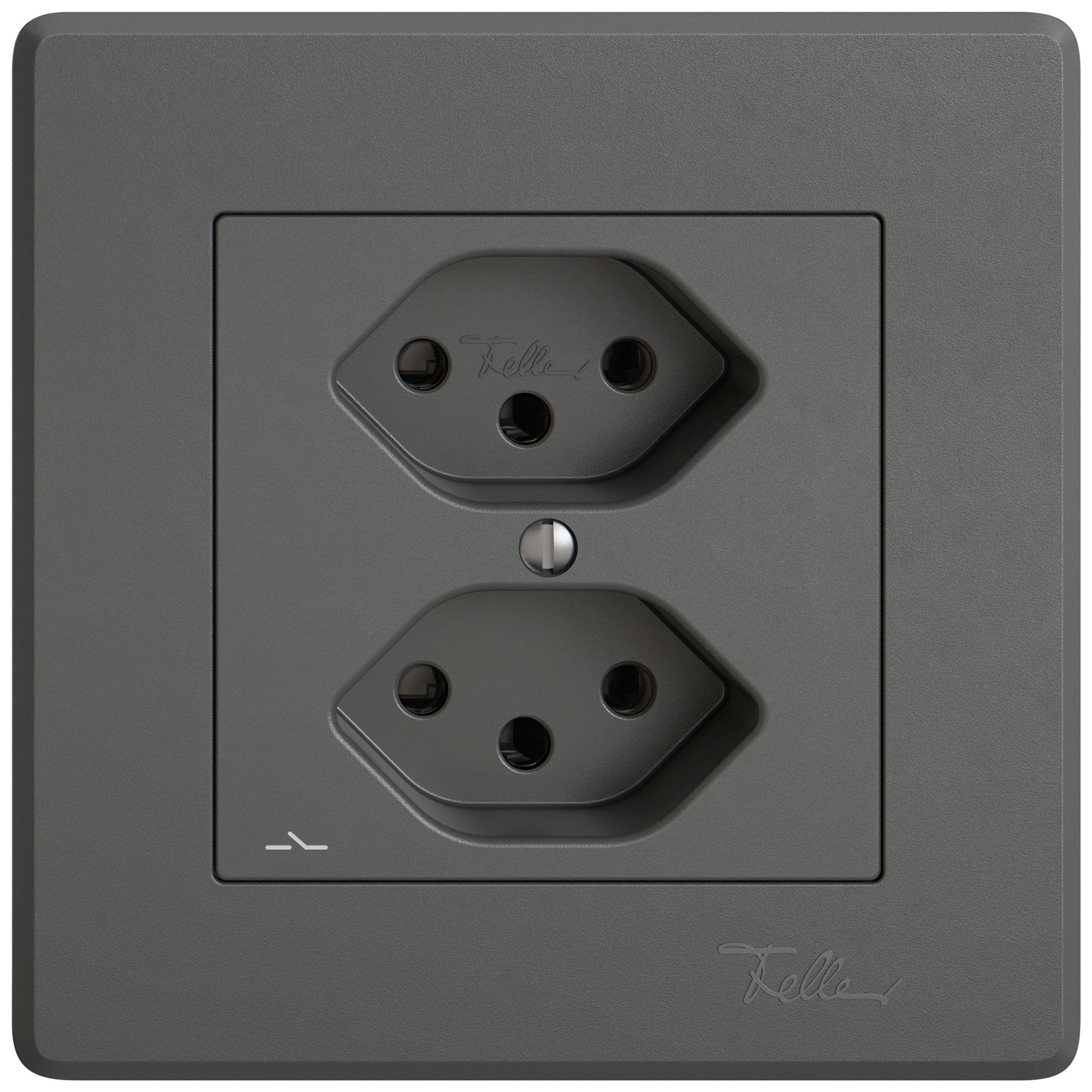 UP-Steckdose EDIZIO.liv SNAPFIX® 2×T13 1×S dgu